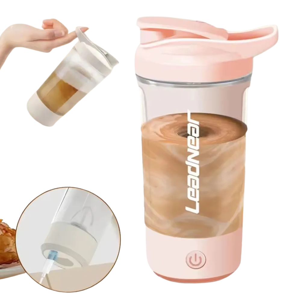 Premium Self-Stirring Shaker Cup – USB Rechargeable Automatic Mixing Cup for Protein Shakes, Drinks and Meal Prep