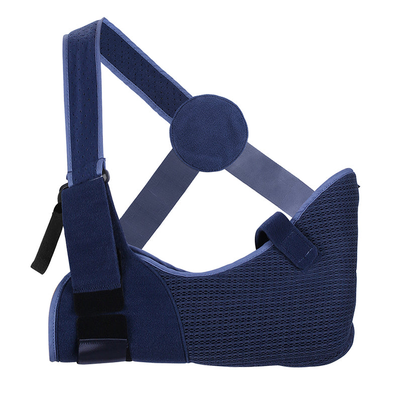 Premium Shoulder Abduction Sling Support with Pillow for Injury Recovery, Medical Immobilizer, Ventilated Mesh, Universal Fit, Includes Grip Ball for Therapy