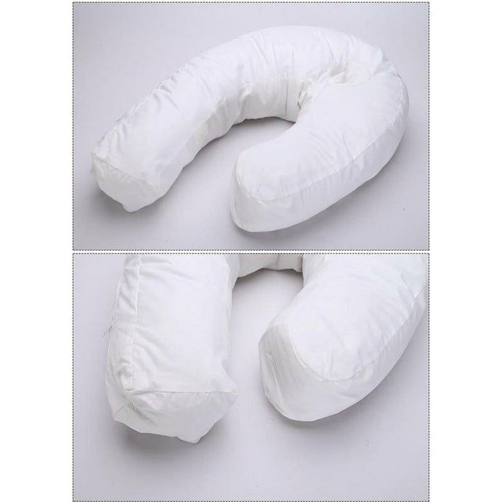 Premium Side Sleeping Pillow – Therapeutic Neck & Spine Support – Cotton Pregnancy Sleeper Pillow for Back & Neck Pain Relief – Unisex Comfort for Restful Sleep