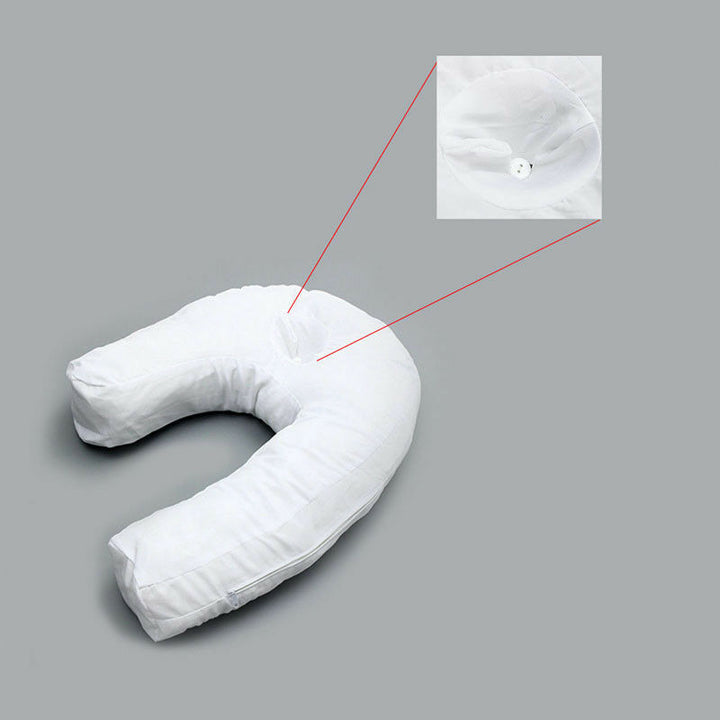 Premium Side Sleeping Pillow – Therapeutic Neck & Spine Support – Cotton Pregnancy Sleeper Pillow for Back & Neck Pain Relief – Unisex Comfort for Restful Sleep