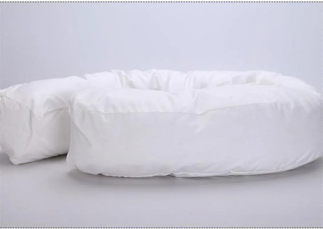 Premium Side Sleeping Pillow – Therapeutic Neck & Spine Support – Cotton Pregnancy Sleeper Pillow for Back & Neck Pain Relief – Unisex Comfort for Restful Sleep