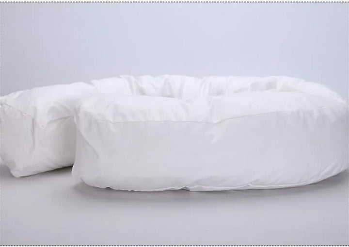 Premium Side Sleeping Pillow – Therapeutic Neck & Spine Support – Cotton Pregnancy Sleeper Pillow for Back & Neck Pain Relief – Unisex Comfort for Restful Sleep