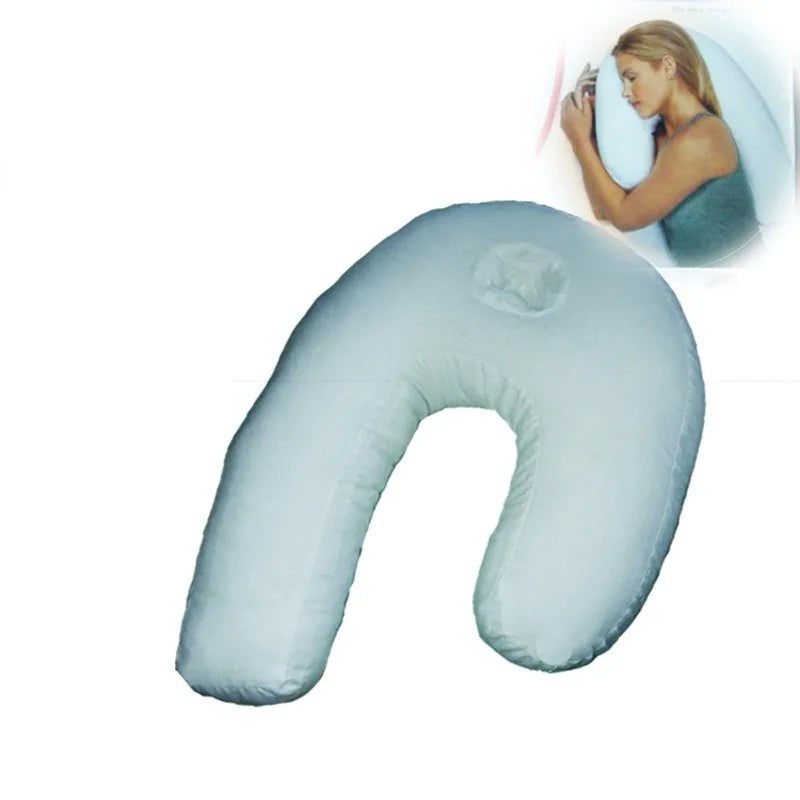 Premium Side Sleeping Pillow – Therapeutic Neck & Spine Support – Cotton Pregnancy Sleeper Pillow for Back & Neck Pain Relief – Unisex Comfort for Restful Sleep
