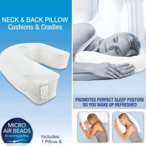Premium Side Sleeping Pillow – Therapeutic Neck & Spine Support – Cotton Pregnancy Sleeper Pillow for Back & Neck Pain Relief – Unisex Comfort for Restful Sleep