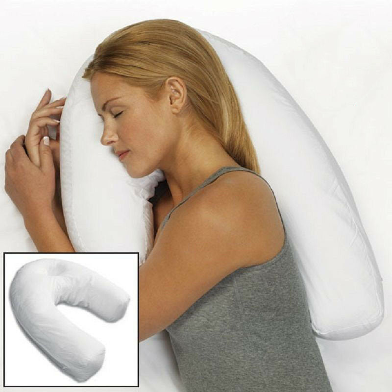 Premium Side Sleeping Pillow – Therapeutic Neck & Spine Support – Cotton Pregnancy Sleeper Pillow for Back & Neck Pain Relief – Unisex Comfort for Restful Sleep