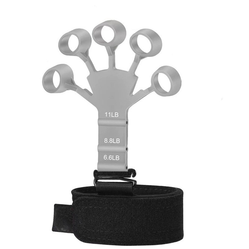 Premium Silicone Hand Strengthener & Finger Exerciser - Grip Trainer for Arthritis Relief, Muscle Relaxation & Sports Training - Durable Finger Stretcher for Climbing, Musicians & Everyday Use - Portable & Easy to Use