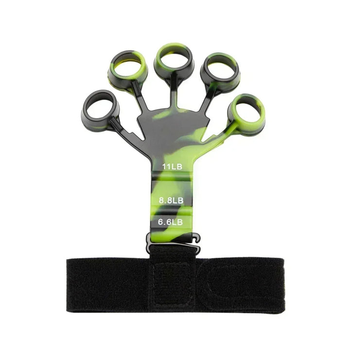 Premium Silicone Hand Strengthener & Finger Exerciser - Grip Trainer for Arthritis Relief, Muscle Relaxation & Sports Training - Durable Finger Stretcher for Climbing, Musicians & Everyday Use - Portable & Easy to Use