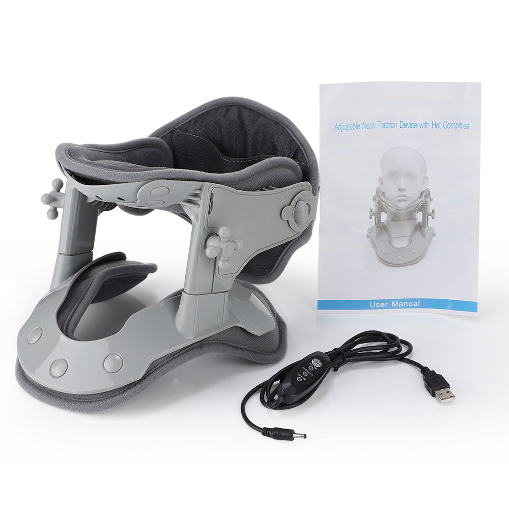 Premium Silicone Neck Brace for Cervical Pain Relief, Breathable & Waterproof Support Collar for Neck Injuries, Stiffness, and Rehabilitation – Adjustable Sizes S, M, L