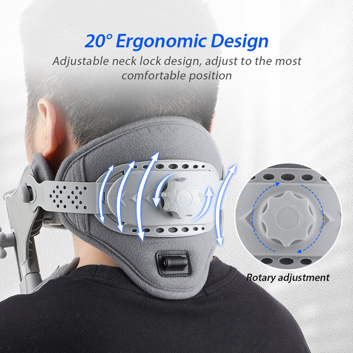 Premium Silicone Neck Brace for Cervical Pain Relief, Breathable & Waterproof Support Collar for Neck Injuries, Stiffness, and Rehabilitation – Adjustable Sizes S, M, L