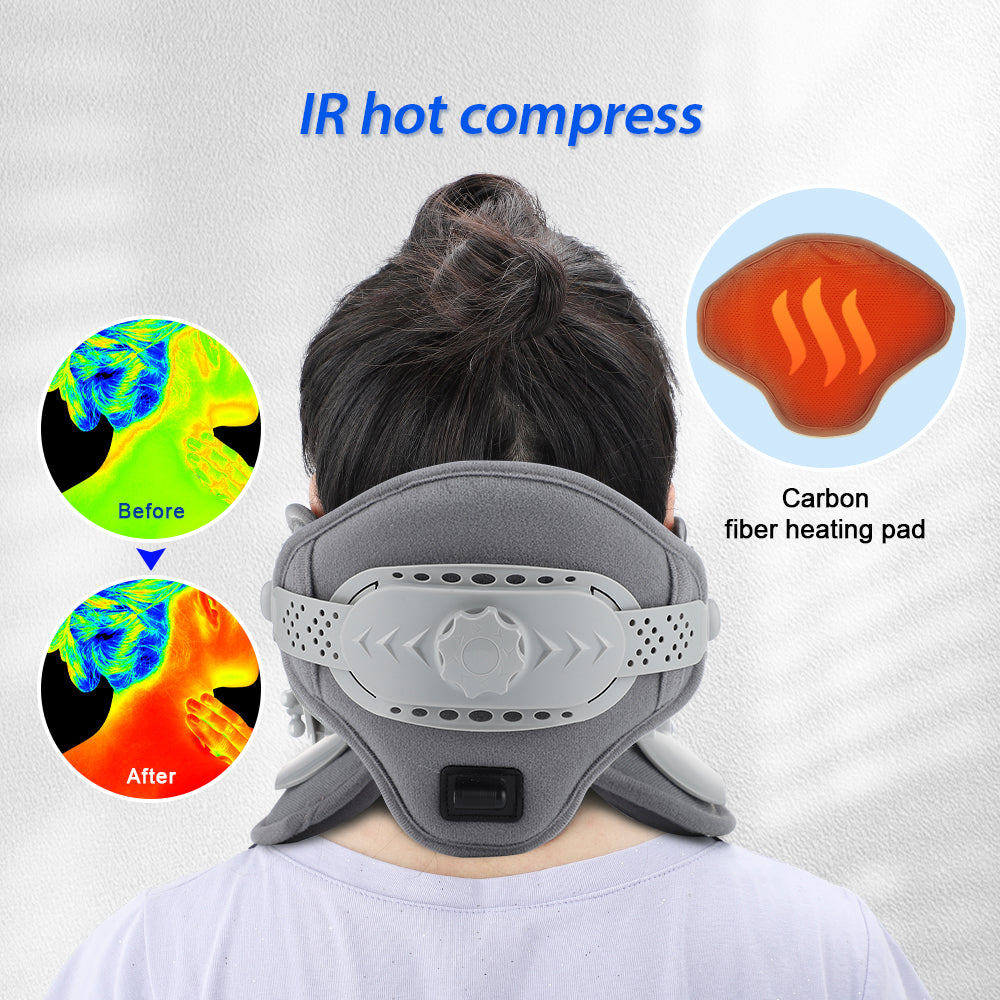 Premium Silicone Neck Brace for Cervical Pain Relief, Breathable & Waterproof Support Collar for Neck Injuries, Stiffness, and Rehabilitation – Adjustable Sizes S, M, L