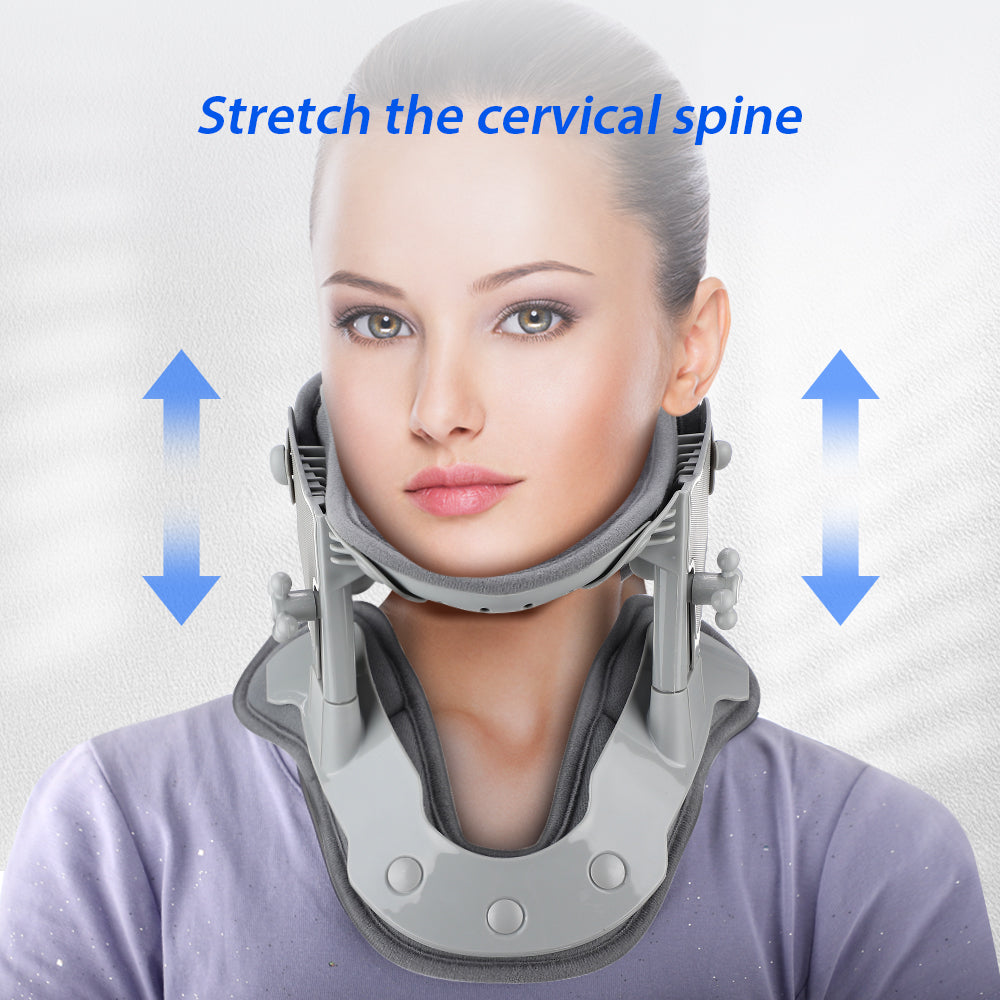 Premium Silicone Neck Brace for Cervical Pain Relief, Breathable & Waterproof Support Collar for Neck Injuries, Stiffness, and Rehabilitation – Adjustable Sizes S, M, L