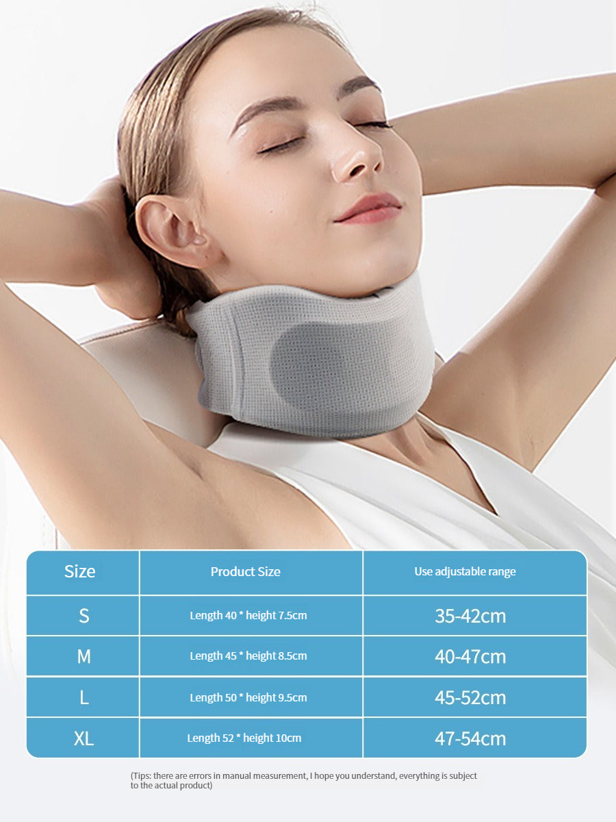Premium Silicone Neck Brace for Cervical Pain Relief, Breathable & Waterproof Support Collar for Neck Injuries, Stiffness, and Rehabilitation – Adjustable Sizes S, M, L