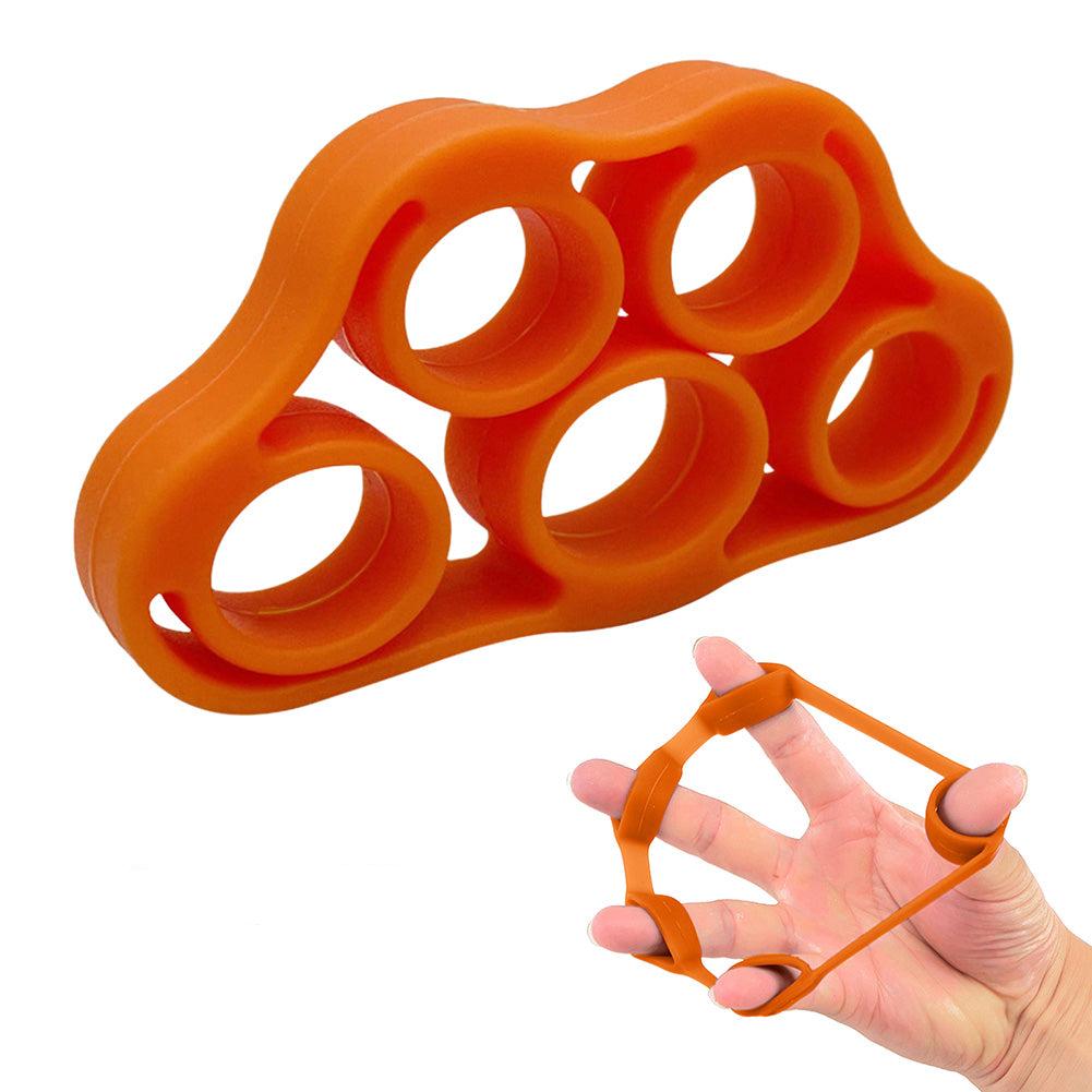 Premium Silicone Wrist Stretcher & Finger Gripper Expander - 5-Finger Carpal Strength Trainer for Hand, Grip & Injury Recovery - Ideal for Gym, Muscle Relaxation, and Fitness Training - Portable & Easy to Use