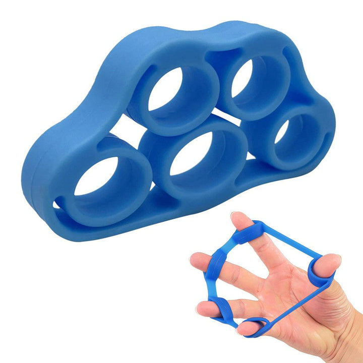 Premium Silicone Wrist Stretcher & Finger Gripper Expander - 5-Finger Carpal Strength Trainer for Hand, Grip & Injury Recovery - Ideal for Gym, Muscle Relaxation, and Fitness Training - Portable & Easy to Use