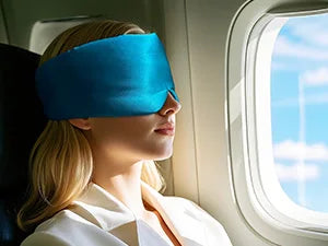 Premium Silk Sleep Mask – Large 3D Blackout Eye Cover for Comfortable Pressure-Free Rest