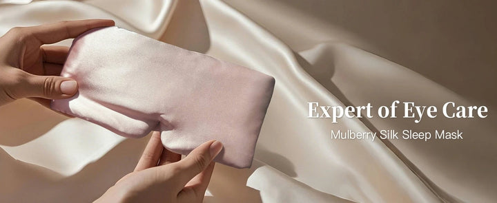 Premium Silk Sleep Mask – Large 3D Blackout Eye Cover for Comfortable Pressure-Free Rest
