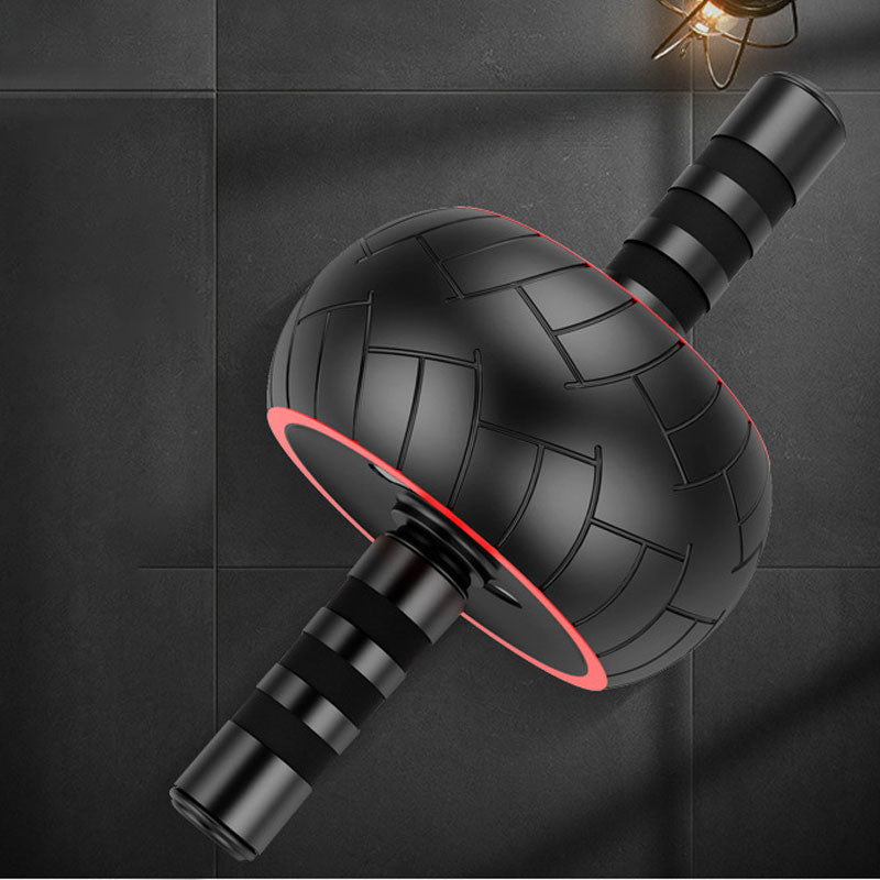 Premium Single-Wheel Ab Roller for Core & Abdominal Muscle Training - Mute, Rubber Wheel for Home Exercise & Bodybuilding, Silent Workout Equipment