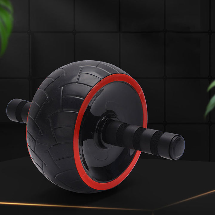 Premium Single-Wheel Ab Roller for Core & Abdominal Muscle Training - Mute, Rubber Wheel for Home Exercise & Bodybuilding, Silent Workout Equipment