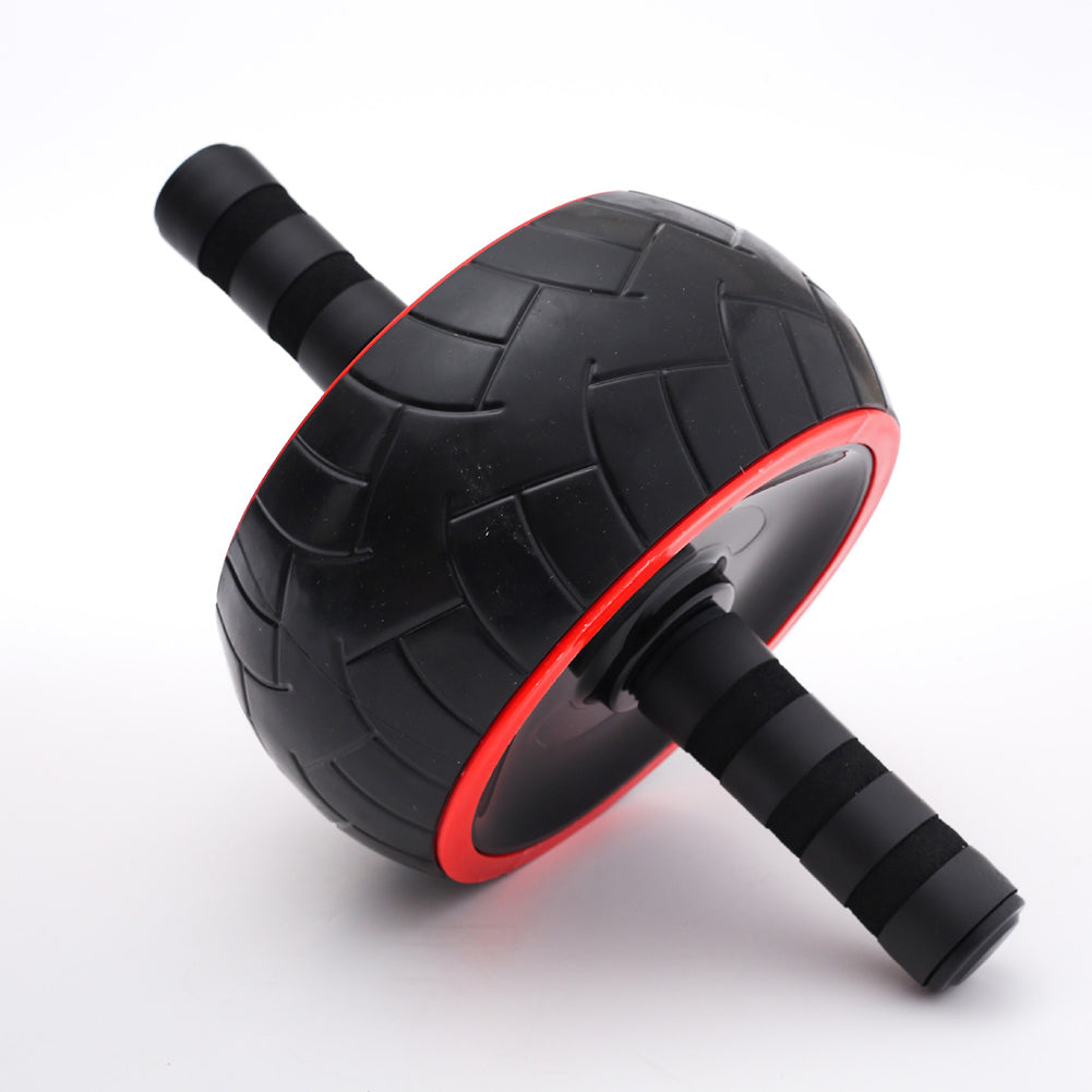 Premium Single-Wheel Ab Roller for Core & Abdominal Muscle Training - Mute, Rubber Wheel for Home Exercise & Bodybuilding, Silent Workout Equipment