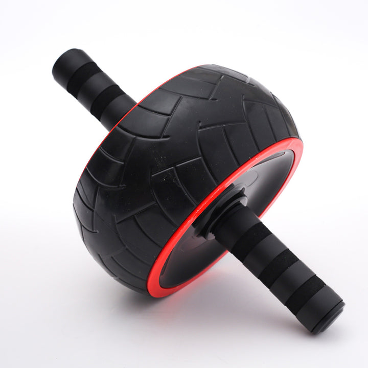 Premium Single-Wheel Ab Roller for Core & Abdominal Muscle Training - Mute, Rubber Wheel for Home Exercise & Bodybuilding, Silent Workout Equipment