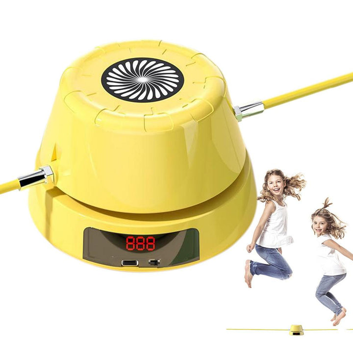 Premium Smart Automatic Electric Skipping Rope Machine with Digital Counter & Remote Control – Cardio Training Jump Rope for Kids & Adults, ABS & Aluminium Alloy Construction, Adjustable Speed, Multiple Colors