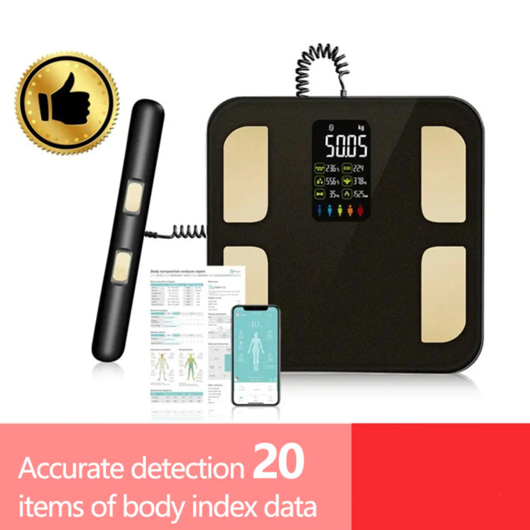 Premium Smart Body Composition Scale - Digital Bioimpedance Scale for Body Fat, Weight & Health Tracking, 2023 New, High Precision, Ideal for Home Use
