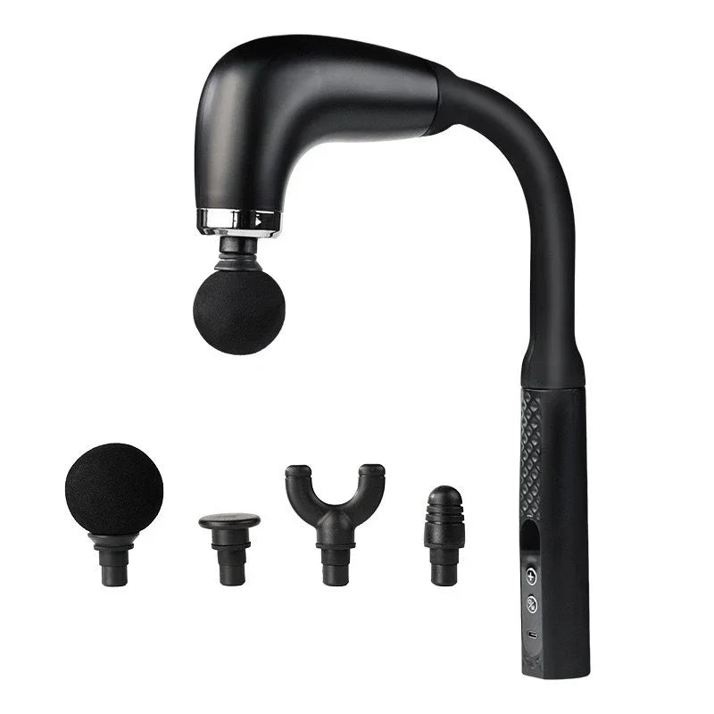 Premium Smart Fascia Gun Massage Gun – Electric Percussion Muscle Massager with 9 Speed Levels and USB Charging