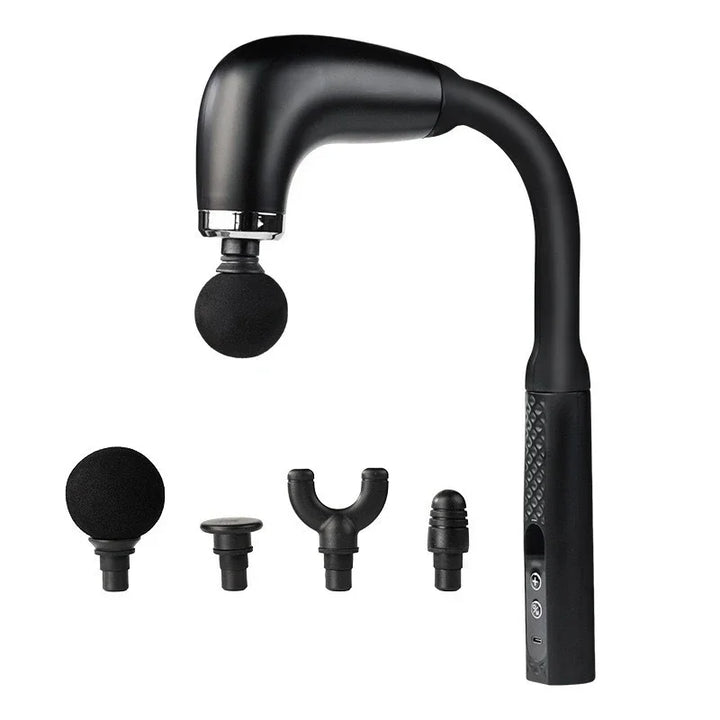 Premium Smart Fascia Gun Massage Gun – Electric Percussion Muscle Massager with 9 Speed Levels and USB Charging