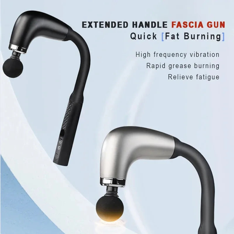 Premium Smart Fascia Gun Massage Gun – Electric Percussion Muscle Massager with 9 Speed Levels and USB Charging