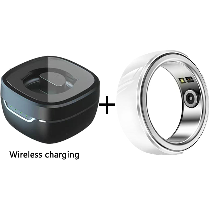 Premium Smart Fitness Ring with Charging Case - Heart Rate, Sleep & Health Monitoring, Blood Oxygen Detection, IPX8 Waterproof, Multi-Sport Modes, 7-Day Battery Life, and Remote Photography