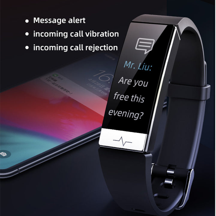 Premium Smart Fitness Tracker – ECG, HRV Analysis, Heart Rate Monitor, IP68 Waterproof Smartwatch for Android & iOS, Accurate Sleep & Fitness Tracking