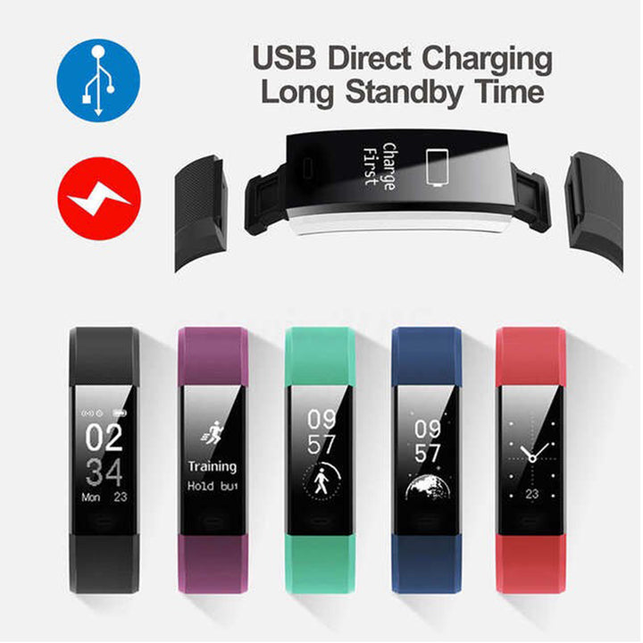 Premium Smart Fitness Tracker – Heart Rate, Blood Pressure Monitor, Activity Tracker, Bluetooth-Compatible, IPX7 Waterproof, Sleep Monitor, Call & SMS Alerts for Men & Women