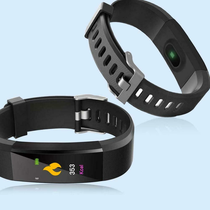 Premium Smart Fitness Tracker – Heart Rate, Blood Pressure Monitor, Activity Tracker, Bluetooth-Compatible, IPX7 Waterproof, Sleep Monitor, Call & SMS Alerts for Men & Women