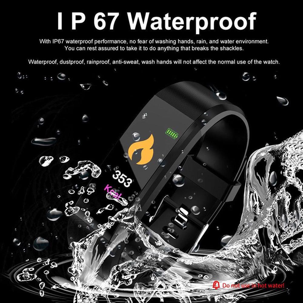 Premium Smart Fitness Tracker – Heart Rate, Blood Pressure Monitor, Activity Tracker, Bluetooth-Compatible, IPX7 Waterproof, Sleep Monitor, Call & SMS Alerts for Men & Women