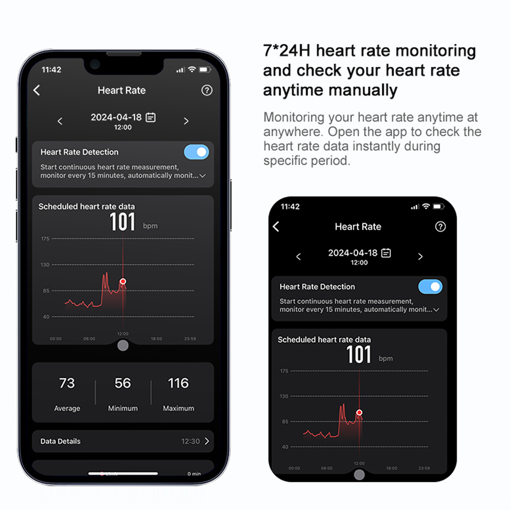 Premium Smart Ring – Heart Rate, Blood Oxygen, and Sleep Health Monitor for Men and Women, Waterproof 5ATM Fitness Tracker with Long Battery Life, Compatible with Android and iOS