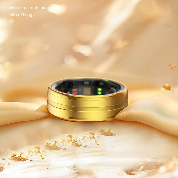 Premium Smart Ring – Heart Rate, Blood Oxygen, and Sleep Health Monitor for Men and Women, Waterproof 5ATM Fitness Tracker with Long Battery Life, Compatible with Android and iOS