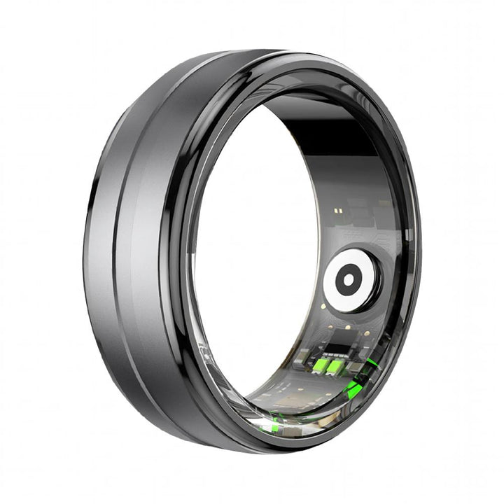 Premium Smart Ring – Heart Rate, Blood Oxygen, and Sleep Health Monitor for Men and Women, Waterproof 5ATM Fitness Tracker with Long Battery Life, Compatible with Android and iOS