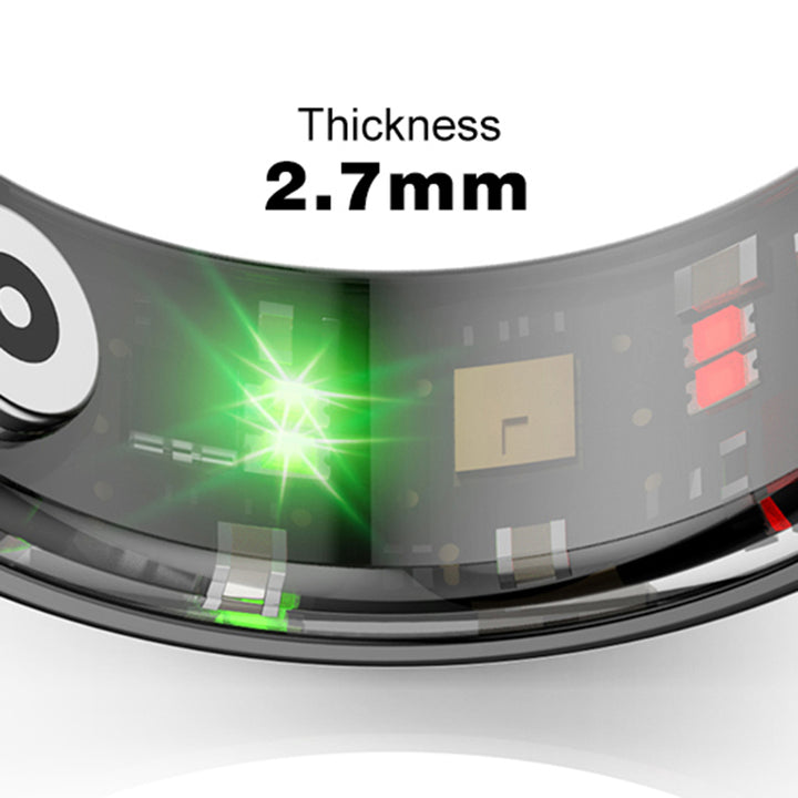 Premium Smart Ring for Health Monitoring – Military Grade Titanium, Waterproof IP68 & 3ATM, Multi-Sport Modes, Heart Rate & Blood Oxygen Tracking