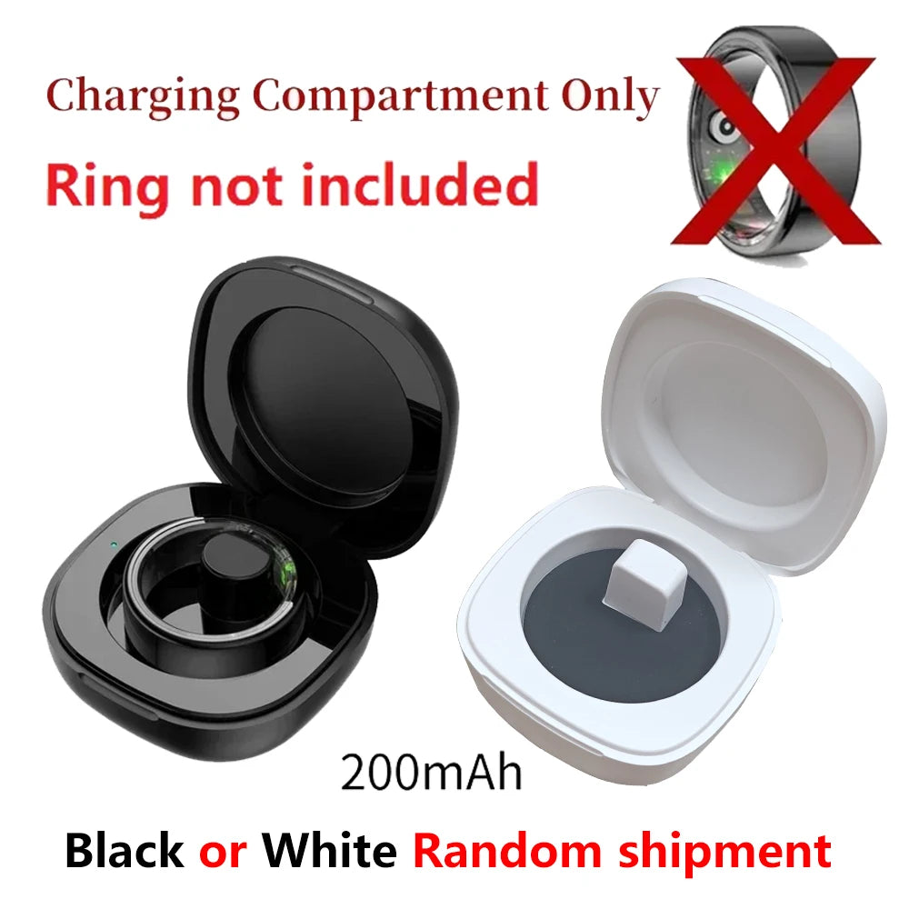 Premium Smart Ring for Health & Sleep Monitoring – 5ATM Waterproof, Heart Rate & Blood Oxygen Tracking, Multi-Sport Modes, Step & Calorie Counting, IP68 Rating, Magnetic Charging, 7-Day Battery Life, Aluminum Alloy Design