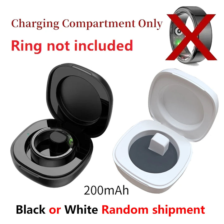 Premium Smart Ring for Health & Sleep Monitoring – 5ATM Waterproof, Heart Rate & Blood Oxygen Tracking, Multi-Sport Modes, Step & Calorie Counting, IP68 Rating, Magnetic Charging, 7-Day Battery Life, Aluminum Alloy Design