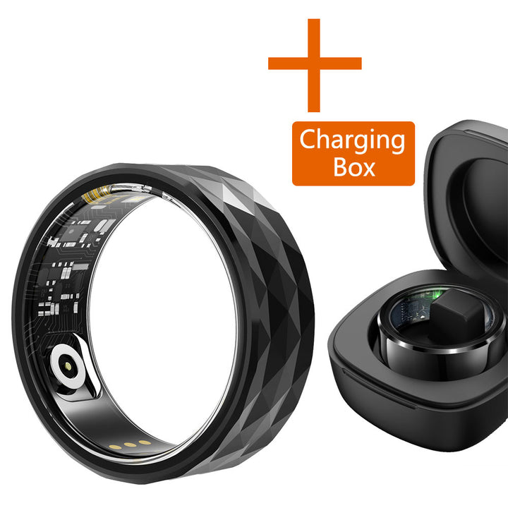 Premium Smart Ring for Health & Sleep Monitoring – 5ATM Waterproof, Heart Rate & Blood Oxygen Tracking, Multi-Sport Modes, Step & Calorie Counting, IP68 Rating, Magnetic Charging, 7-Day Battery Life, Aluminum Alloy Design