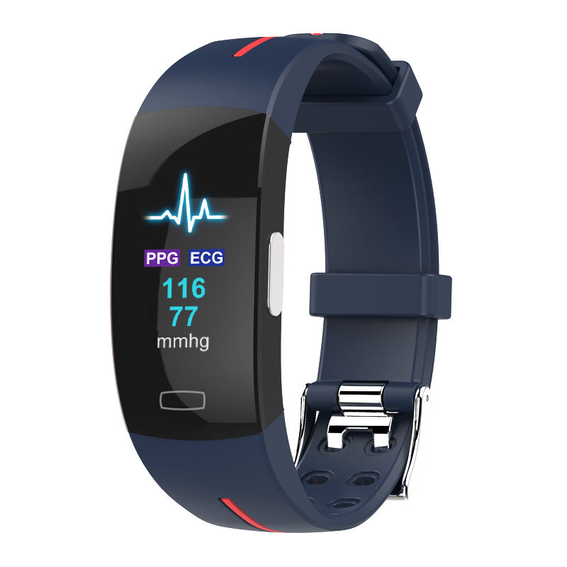Premium Smart Wristband – Body Temperature Monitoring, ECG+PPG, Heart Rate, Blood Pressure, Color OLED Display, IP67 Waterproof, Sleep & Activity Tracker for Men & Women