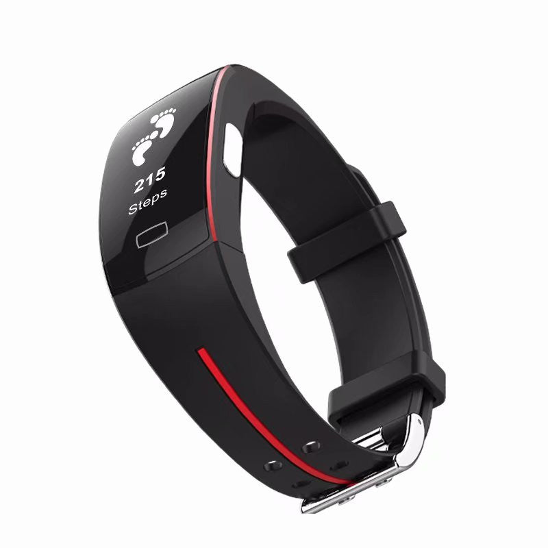 Premium Smart Wristband – Body Temperature Monitoring, ECG+PPG, Heart Rate, Blood Pressure, Color OLED Display, IP67 Waterproof, Sleep & Activity Tracker for Men & Women