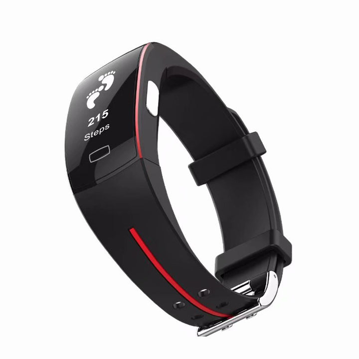 Premium Smart Wristband – Body Temperature Monitoring, ECG+PPG, Heart Rate, Blood Pressure, Color OLED Display, IP67 Waterproof, Sleep & Activity Tracker for Men & Women
