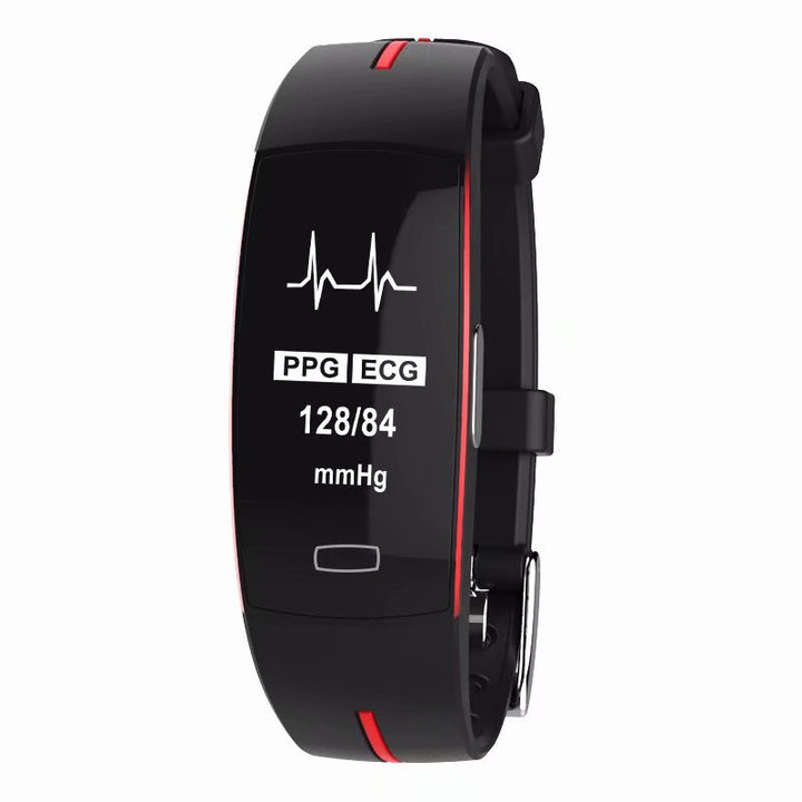 Premium Smart Wristband – Body Temperature Monitoring, ECG+PPG, Heart Rate, Blood Pressure, Color OLED Display, IP67 Waterproof, Sleep & Activity Tracker for Men & Women