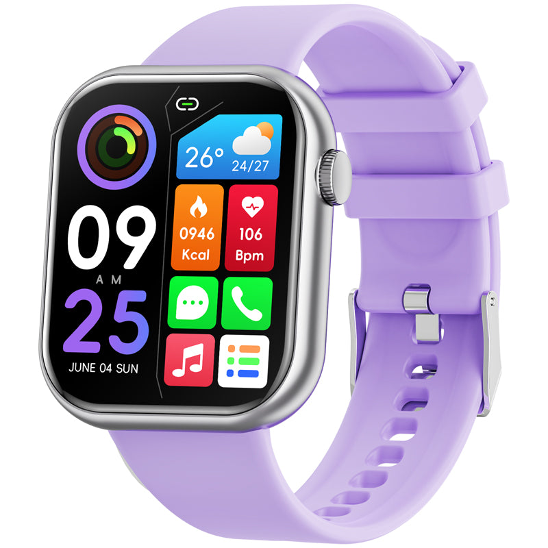 Premium Smartwatch for Men & Women – 1.85" HD Screen, Bluetooth Call, Sports Mode, Heart Rate, Blood Pressure Monitoring, IP67 Waterproof, Compatible with Android & iOS
