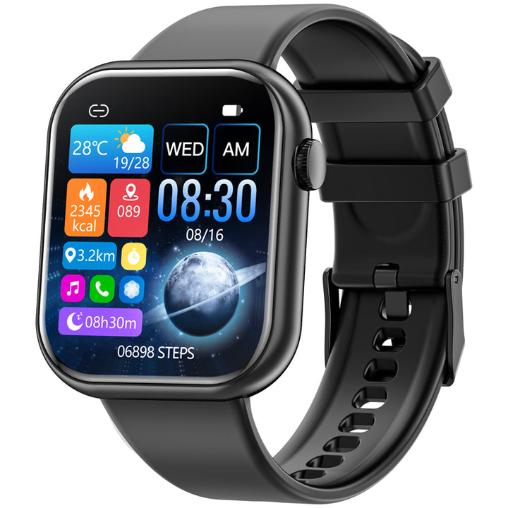 Premium Smartwatch for Men & Women – 1.85" HD Screen, Bluetooth Call, Sports Mode, Heart Rate, Blood Pressure Monitoring, IP67 Waterproof, Compatible with Android & iOS
