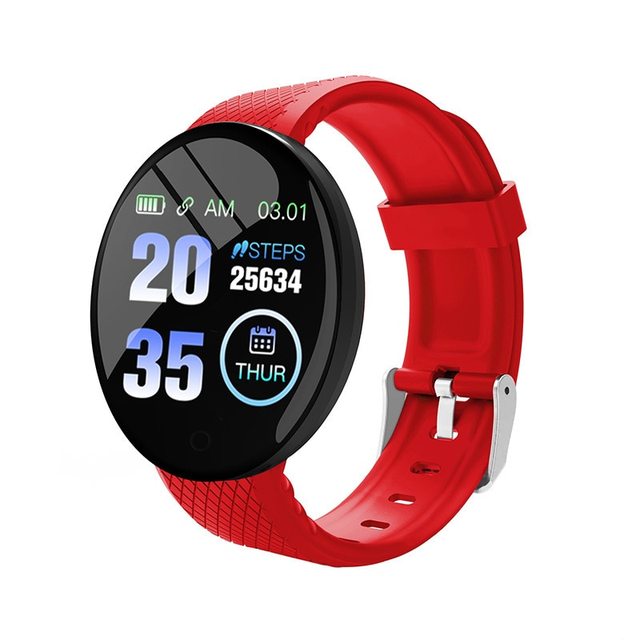Premium Smartwatch for Men & Women – Fitness Tracker, Blood Pressure Monitor, Heart Rate, Waterproof, Sleep & Activity Tracker, 1.3” Touch Screen, Call & Social Media Alerts, 90mAh Battery, Compatible with iOS & Android