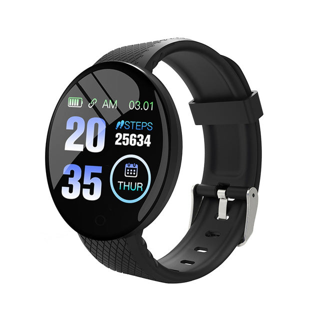 Premium Smartwatch for Men & Women – Fitness Tracker, Blood Pressure Monitor, Heart Rate, Waterproof, Sleep & Activity Tracker, 1.3” Touch Screen, Call & Social Media Alerts, 90mAh Battery, Compatible with iOS & Android