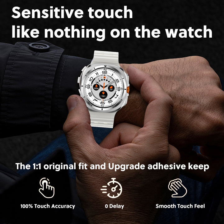 Premium Smartwatch for Men and Women – 1.43" AMOLED Display, IP68 Waterproof, Bluetooth Calling, Heart Rate, Blood Oxygen, SpO2, Compass, NFC, Fitness Tracking, Remote Camera, Multi-Sport Modes